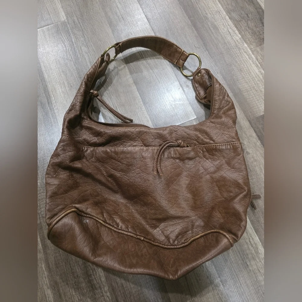 Softest Pu Leather Mossimo Boho Hobo Slouch Bag Shoulder Westerncore South West
